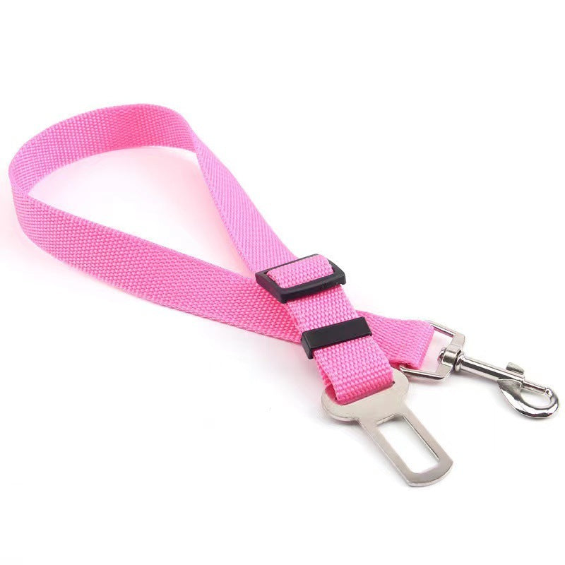 Adjustable Dog Car Seatbelt Tether – Universal 2 cm Buckle