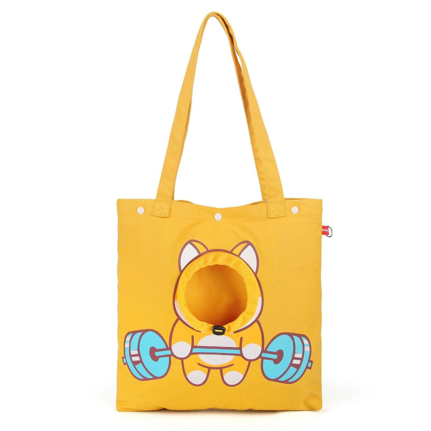 Canvas Cat Shoulder Carrier – Head-Out Tote, Lightweight (M/L)