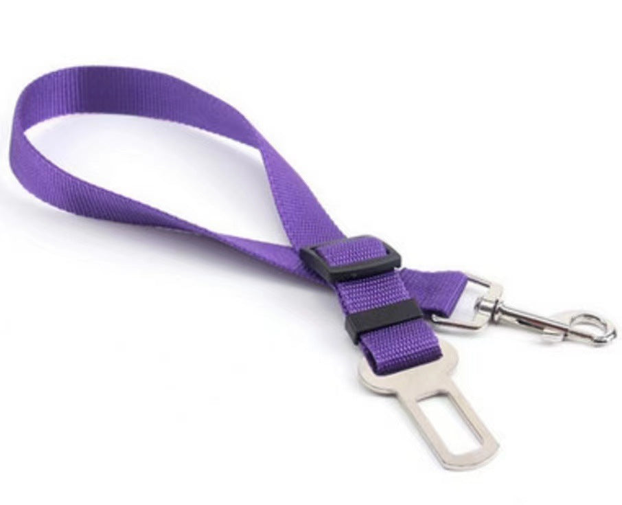 Adjustable Dog Car Seatbelt Tether – Universal 2 cm Buckle
