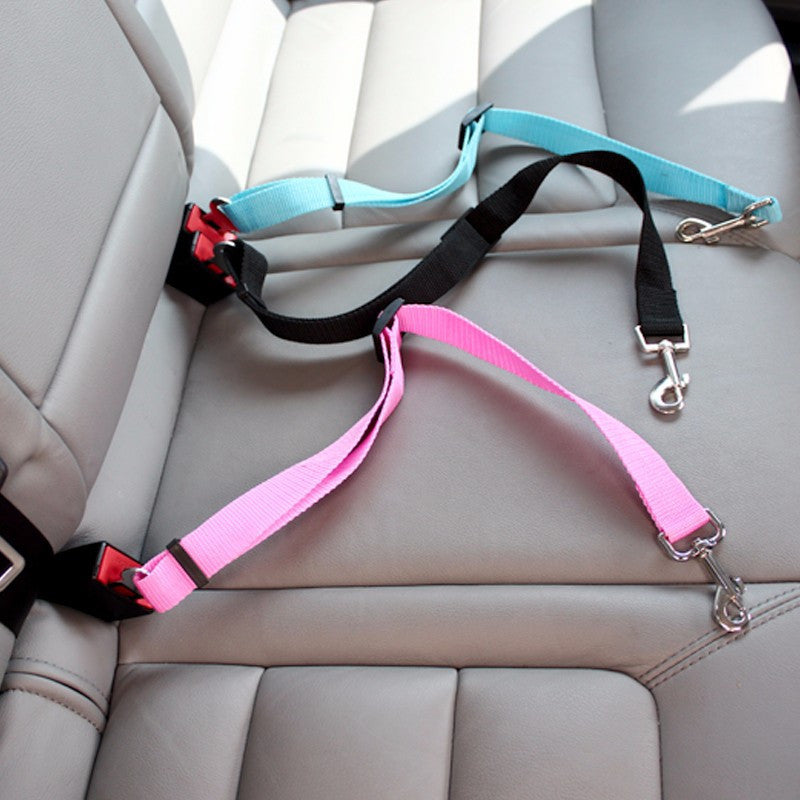 Adjustable Dog Car Seatbelt Tether – Universal 2 cm Buckle