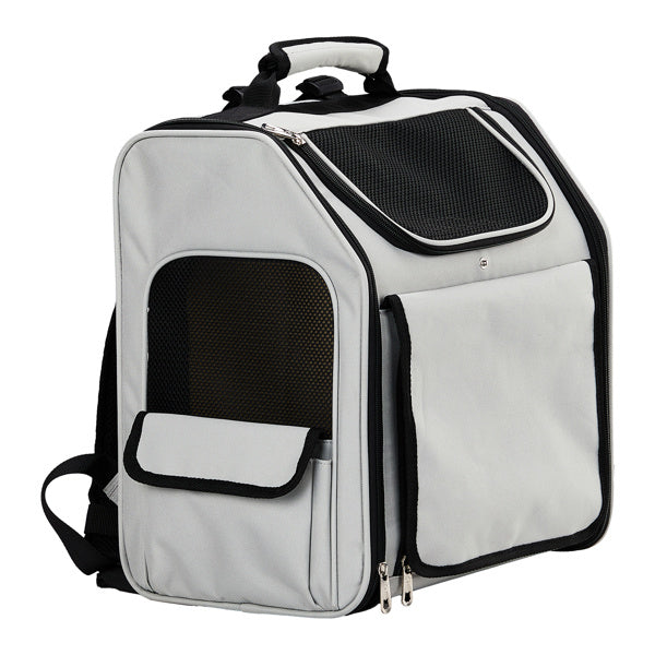 Expandable Pet Carrier Backpack (Up to 26 lb). Breathable, Travel-Ready