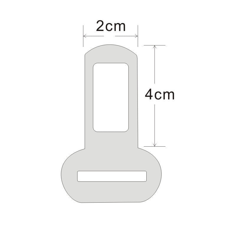 Adjustable Dog Car Seatbelt Tether – Universal 2 cm Buckle