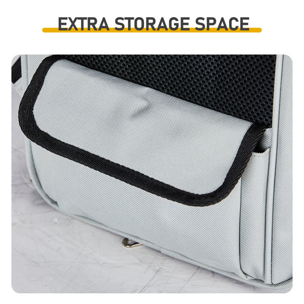 Expandable Pet Carrier Backpack (Up to 26 lb). Breathable, Travel-Ready